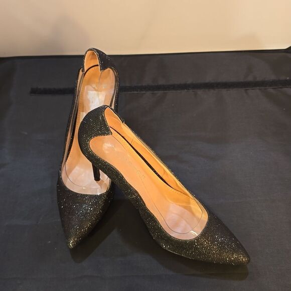 BRAND NEW RAMPAGE POINTED TOE SEQUINS HIGH HEEL STILETTOS WOMEN"S SHOE - Picture 4 of 15